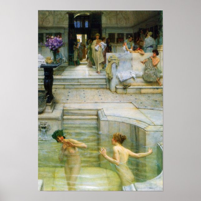 Poster Lawrence Alma-Tadema - Une tradition favorite (Devant)