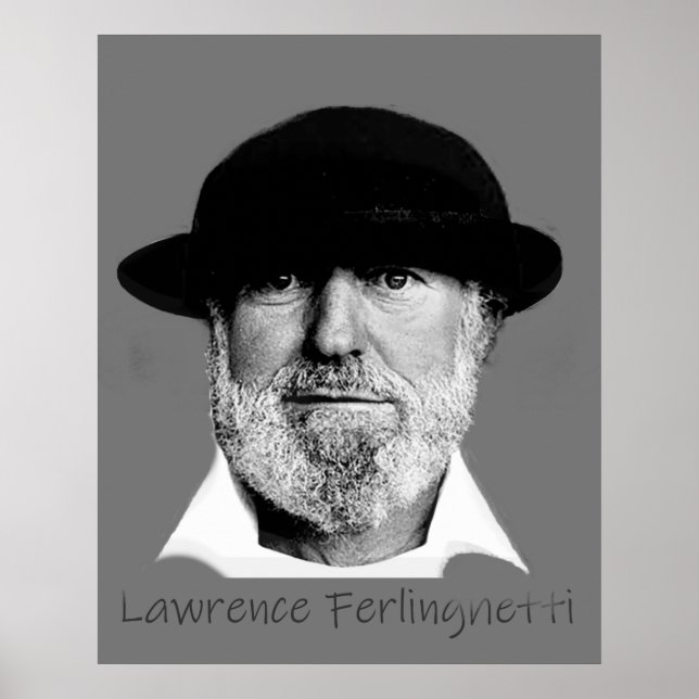 Poster Lawrence Ferlinghetti (Devant)