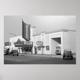 Poster Lawrence, Kansas, 1938