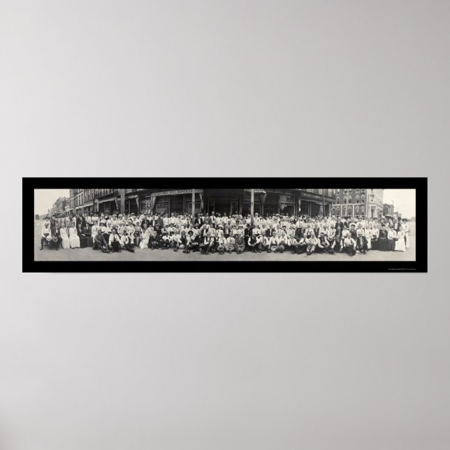 Poster Lawrence KS Massacre Photo 1913 (Devant)