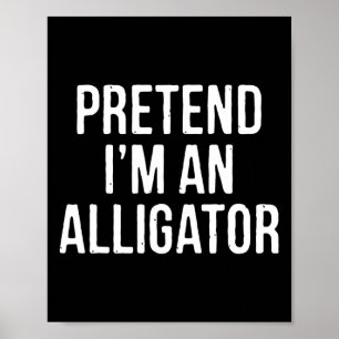 Poster Lazy Halloween Costume Cadeau Faire semblant d'êtr