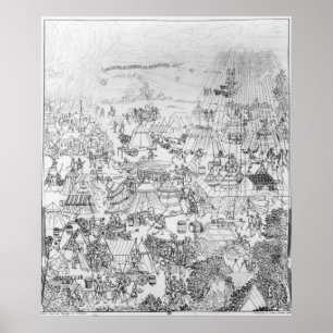 Poster L'campement du roi Henri VIII à Marquison