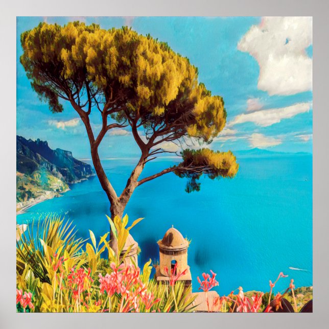 Poster ldp RAVELLO - Le jardin de Villa Rufolo (Devant)