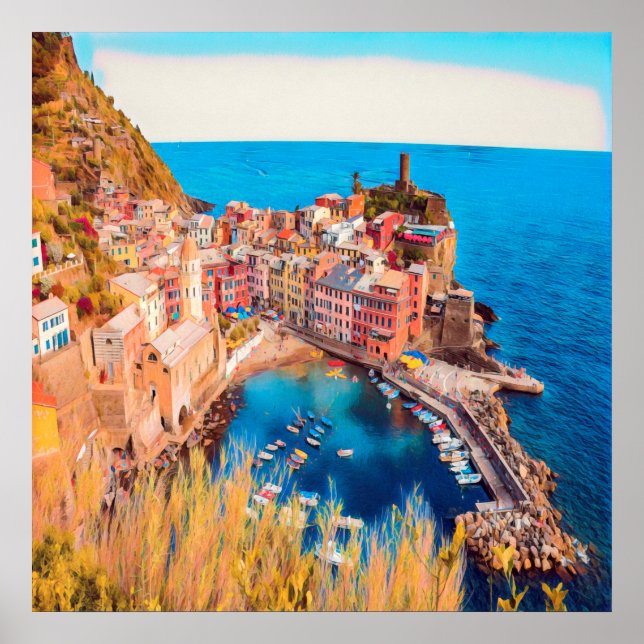 Poster ldp VERNAZZA - Cinque Terre - (Devant)