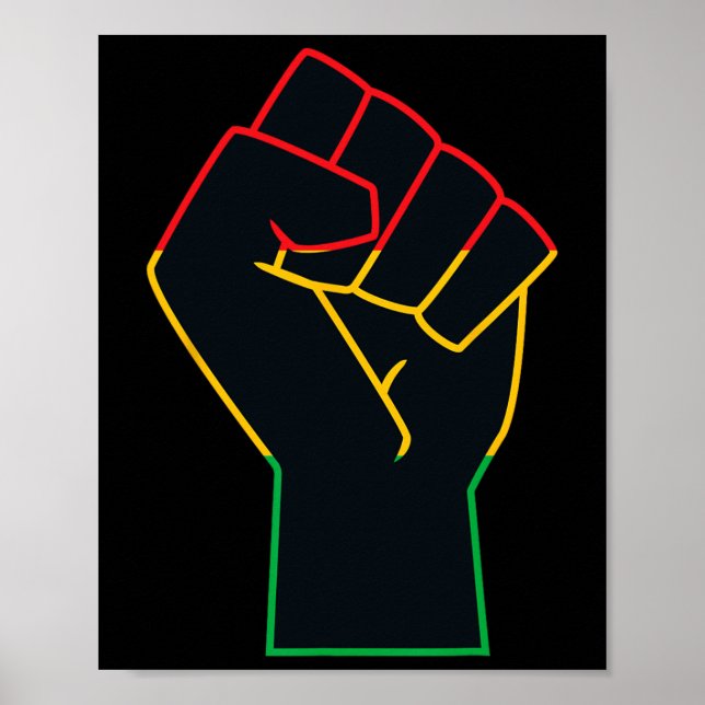 Poster Le 11° anniversaire de la libération des noirs afr (Devant)