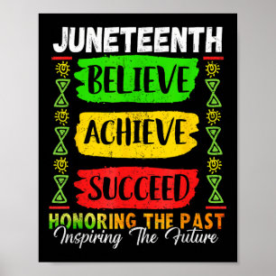 Poster Le 11 juin est ma fête de l'indépendance Black Pri