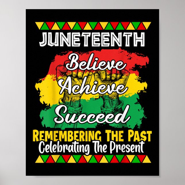 Poster Le 11 juin est ma fête de l'indépendance Black Pri (Devant)