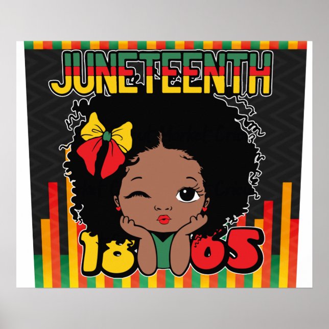 Poster Le 19ème anniversaire de la liberté noire (Devant)