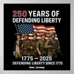 Poster Le 250e anniversaire de la parade militaire du dra