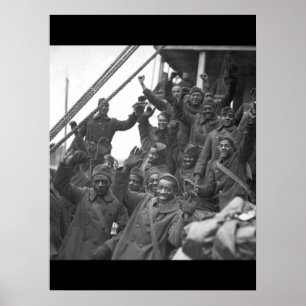 Poster Le 369th célèbre arrivent dans l'image de la N.Y.