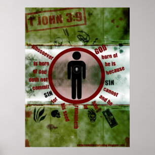 Poster le 3:9 1John ne peut pas Sin
