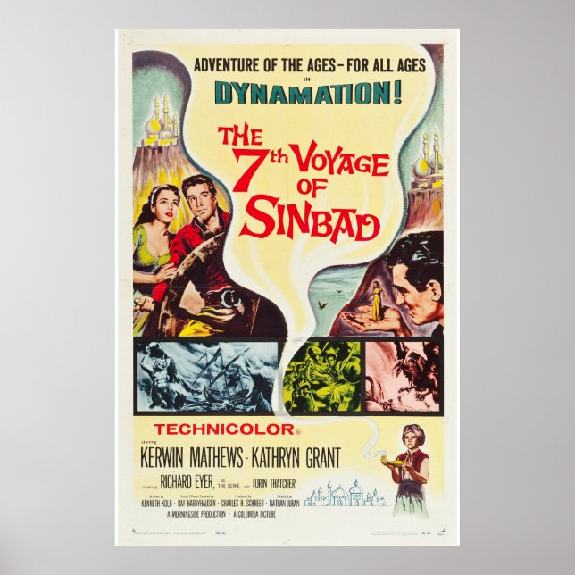 Poster Le 7ème voyage de Sinbad (Devant)