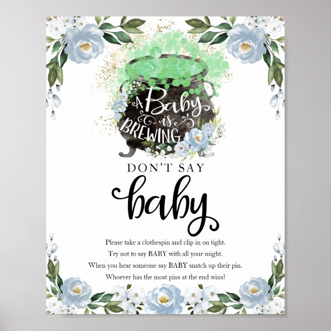 Poster Le Baby shower des garçons d'Halloween ne dit pas  (Devant)