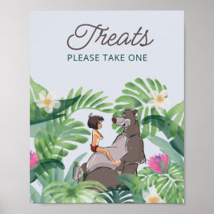 Poster Le Baby shower du livre de la Jungle