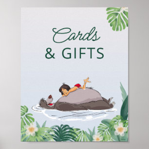 Poster Le Baby shower du livre de la Jungle