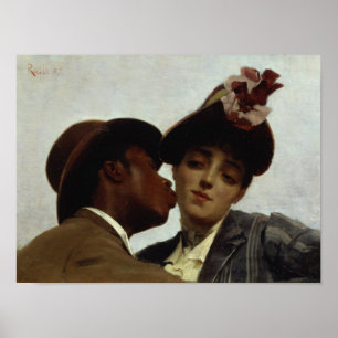 Poster Le baiser, 1887