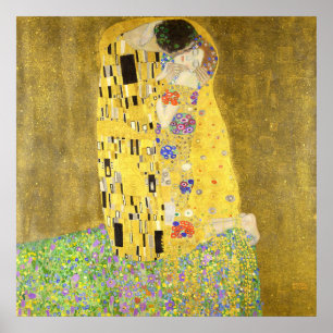 Poster Le baiser de Gustav Klimt