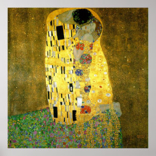 Poster Le baiser de Gustav Klimt