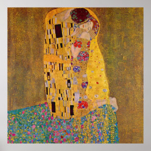 Poster Le baiser de Klimt