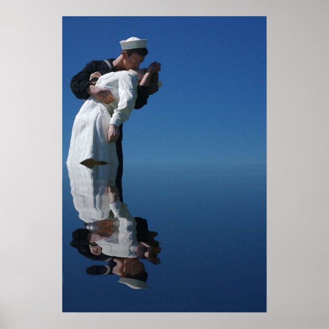 Poster Le baiser de la Seconde Guerre mondiale (Devant)