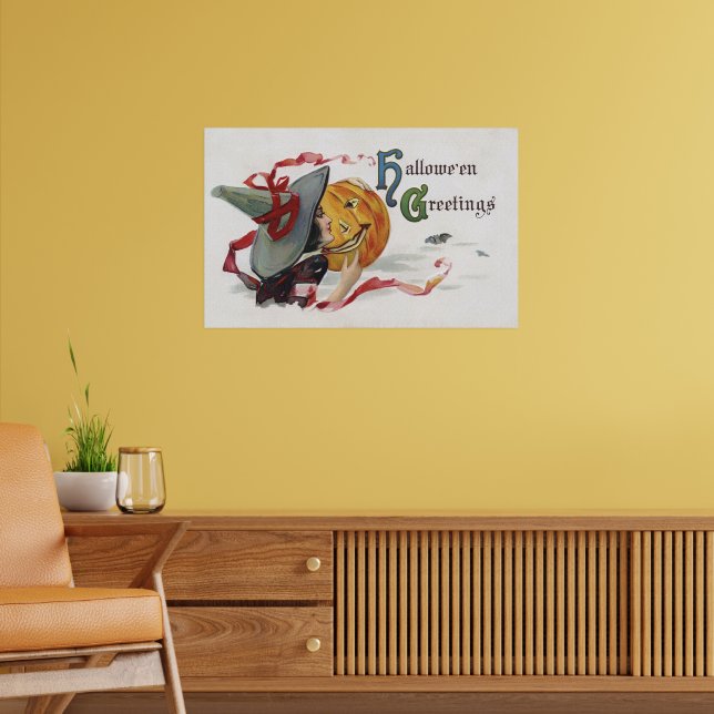 Poster Le Baiser de la Sorcière : un Citrouille d'Hallowe (Salon 2)