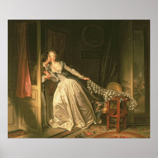 Poster Le baiser volé, c.1788