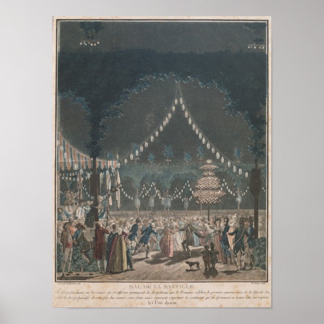 Poster Le bal de la Bastille (Devant)