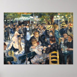 Poster Le bal, de Pierre-Auguste Renoir