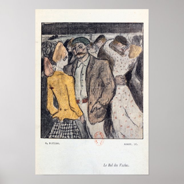 Poster Le Bal de Vaches (Devant)