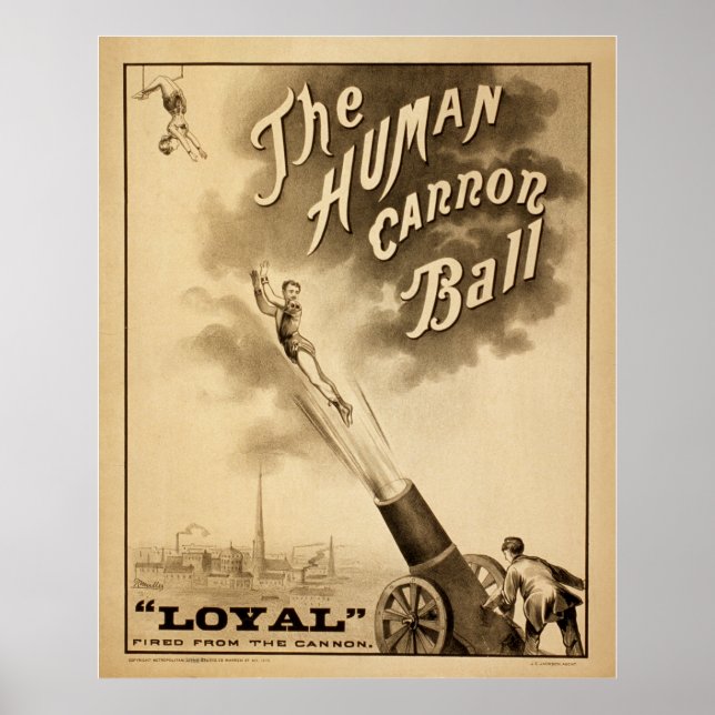 Poster Le bal du canon humain (Devant)