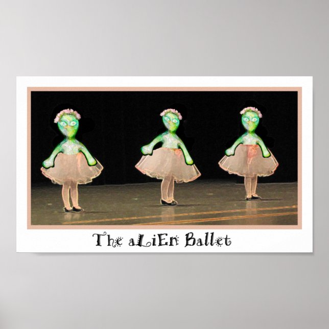 Poster Le Ballet alien ! (Devant)