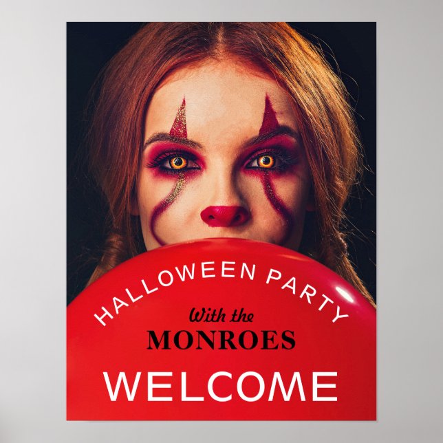 Poster Le ballon du diable, Bienvenue à Halloween (Devant)