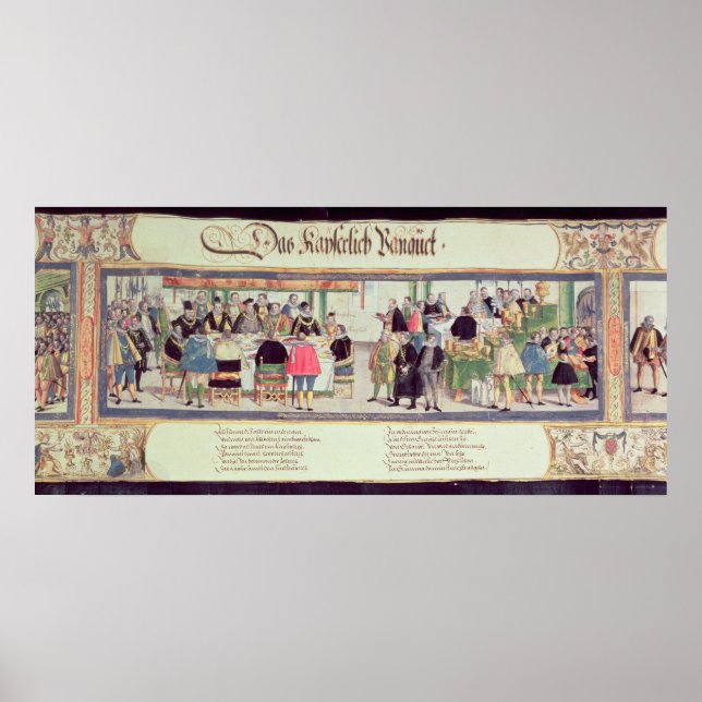 Poster Le Banquet impérial : une scène (Devant)