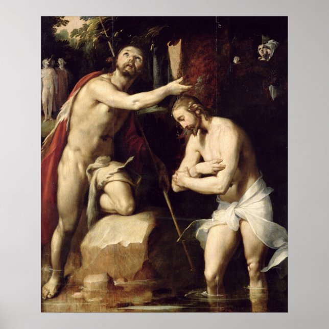 Poster Le baptême du Christ (Devant)