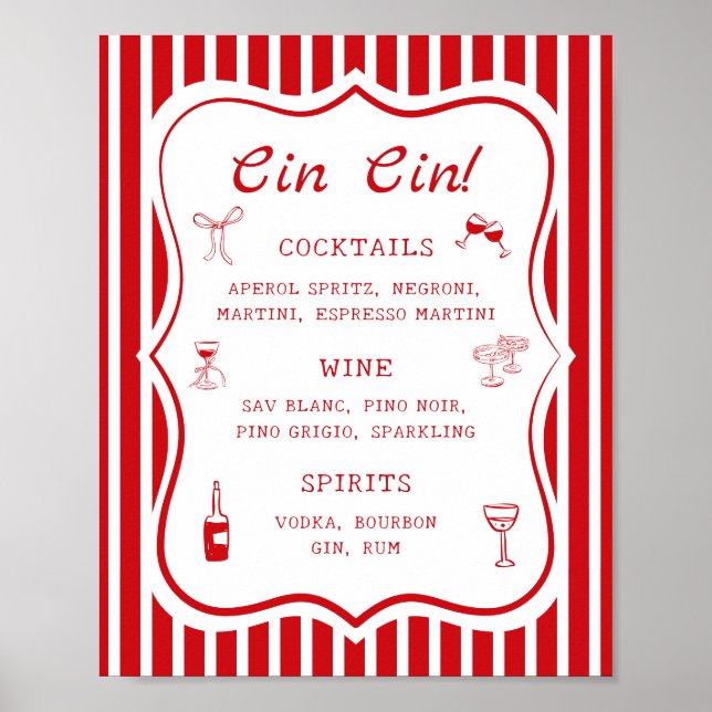 Poster Le Bar de la Fête de Fiançailles That's Amore (Devant)