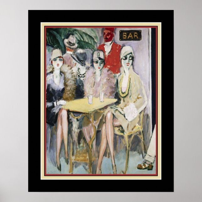 Poster "Le Bar du Caire" 1920 par Kees Van Dongen (Devant)