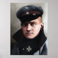 Le baron rouge Manfred von Richthofen 1917 Coloris