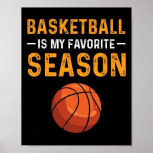 Poster Le Basket Est Ma Saison Préférée