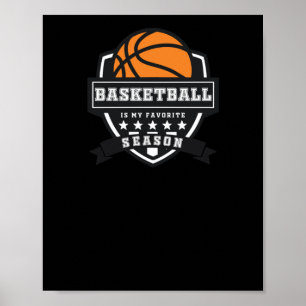 Poster Le Basket Est Ma Saison Préférée 9
