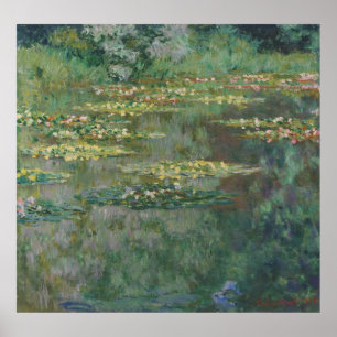 Poster Le Bassin aux Nymphéas Monet 1904