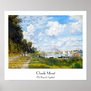 Poster Le bassin d'Argenteuil Claude Monet