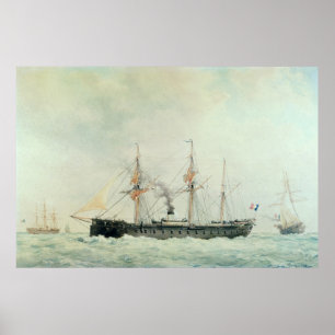 Poster Le Bataillon français, La Gloire, 1880