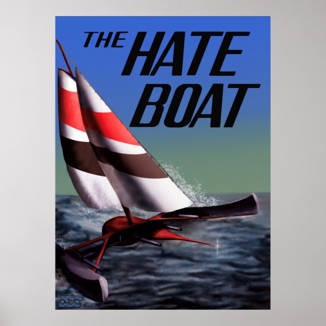 Poster Le bateau de haine ICS (Devant)