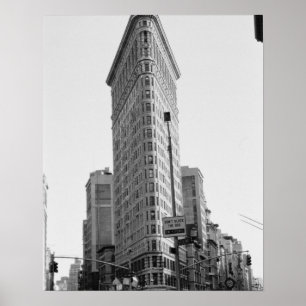 Poster Le bâtiment de Flatiron (photo)