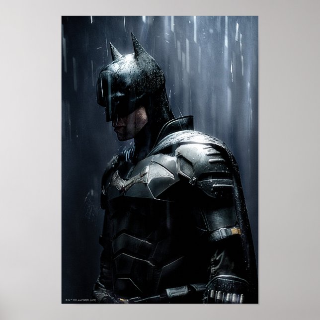 Poster Le Batman sous la pluie (Devant)