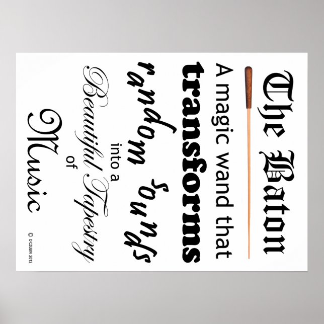 Poster Le Baton (Devant)