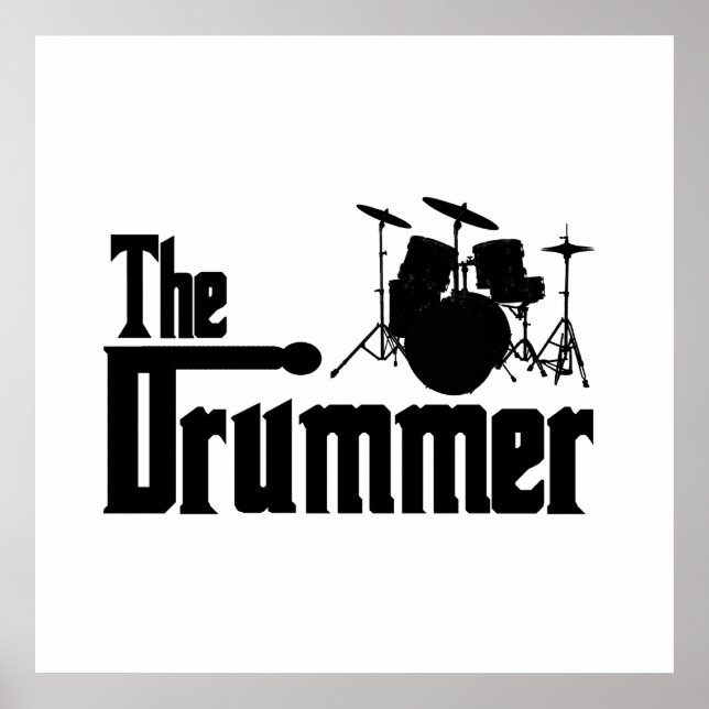 Poster Le batteur (Devant)