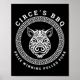 Poster Le BBQ de Circé Drôle de mythologie grecque