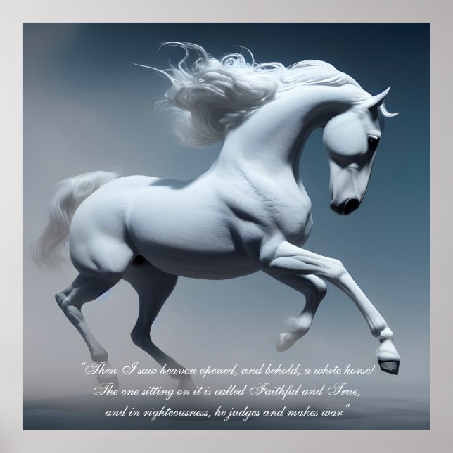 Poster Le Beau Cheval Blanc Cheval Blanc Messiah Cheval A (Devant)