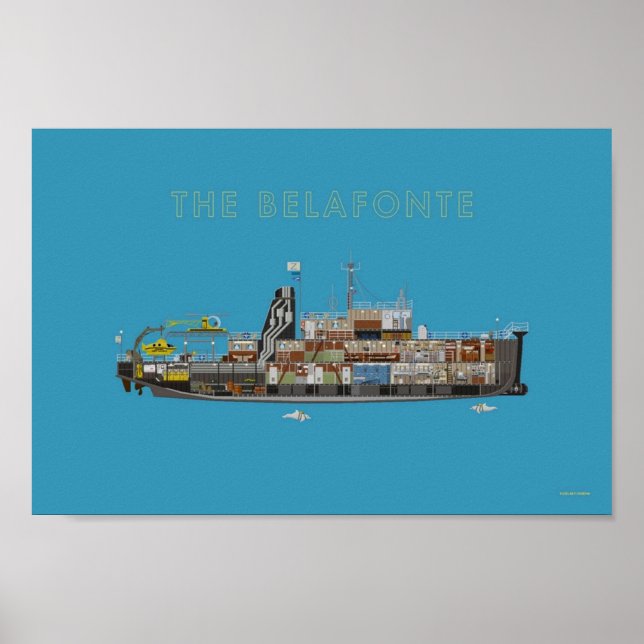 Poster Le Belafonte La vie aquatique (Devant)